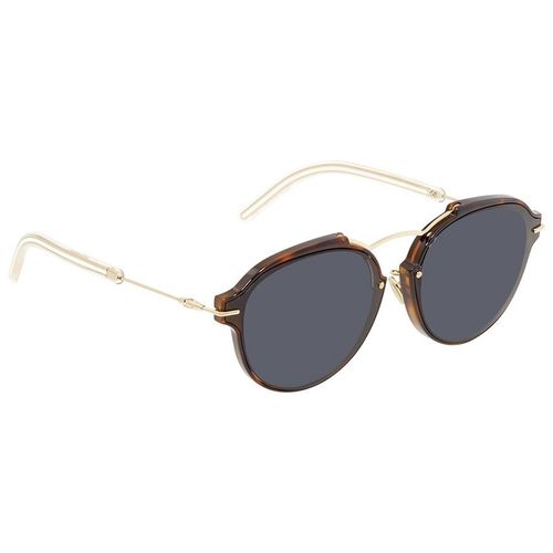 Kính Mát Dior Eclat Blue Grey Oval Ladies Sunglasses DIORECLAT UGM/72 60